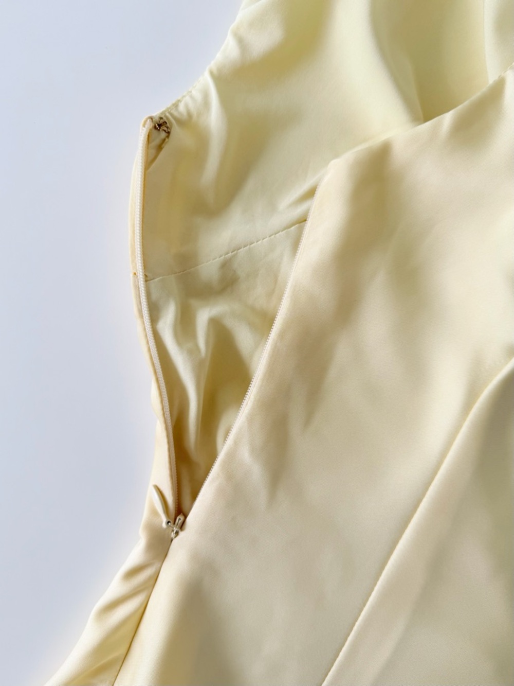 Runaway the label lemon one shoulder maxi dress side slit elegant size XS - Picture 9 of 11
